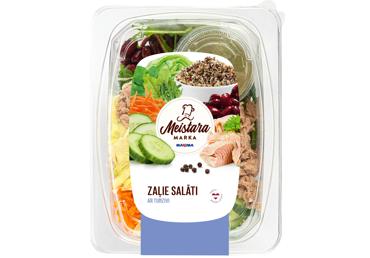 Zaļie salāti ar tunzivi MEISTARA MARKA 300g