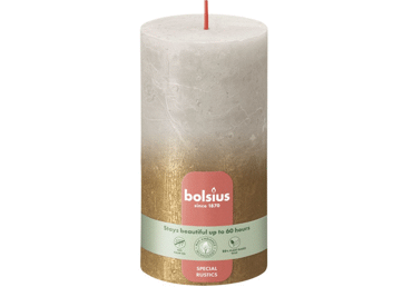 Svece 13x7cm SUNSET Sandy Grey