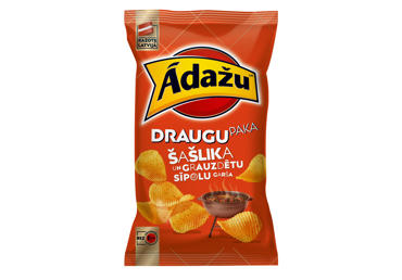 Čipsi ĀDAŽU Draugu paka ar šašlika garšu 180g