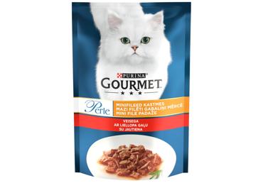 Gourmet Konservēta kaķu barība GOURMET PERLE liellops 85g