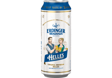 Alus ERDINGER Brauhaus Helles 5,1% 0,5L sk.D
