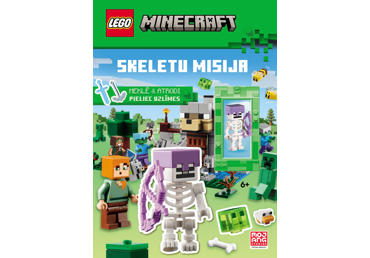 Grāmata. MINECRAFT.Skeletu misija.LEGO