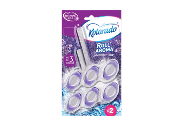 Tualetes bloks KOLORADO Roll Aroma Lavender 2x51g
