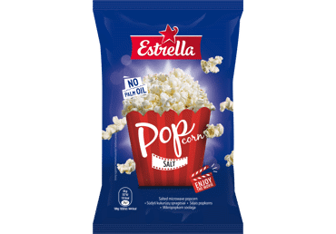 Popkorns ESTRELLA sāļais 90g