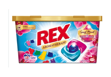 Veļas mazgājamās kapsulas REX Orchid Color 13m.r.