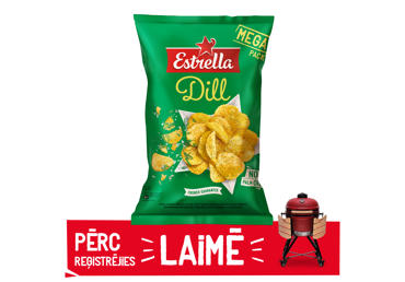 Čipsi ESTRELLA ar diļļu garšu 250g - 1