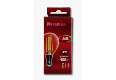 LED spuldze (G45 E14 4W 470lm) HENSKE