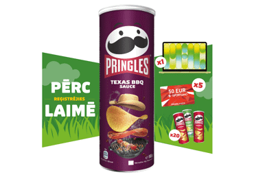 Sāļā uzkoda Texas BBQ PRINGLES 165g - 1