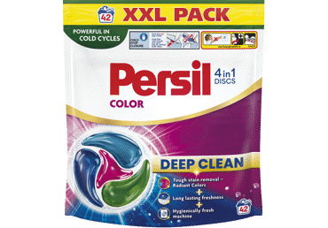 Veļas mazgāšanas kapsulas PERSIL Discs Color 42m.r.