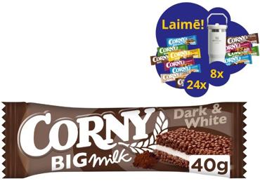Batoniņš CORNY Big Sandwich tumšais un gaišais 40g - 1