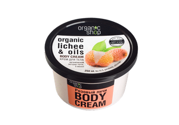 Krēms ķerm.ORGANIC SHOP Rozā liči 250ml - 2