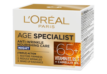 Sejas kr.L'OREAL Age Spec.65+ nakts 50ml