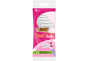 Vienreizējie skuvekļi BIC Twin Lady 5gab.