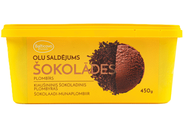 Olu saldējums Šokolādes Balticovo Premium 450g