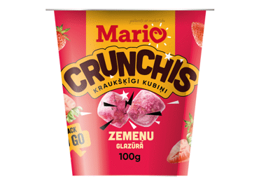 Kubiņi ar zemeņu garšu MARIO 100g