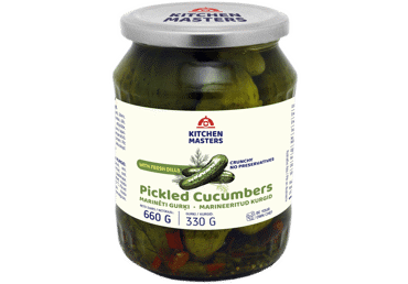 Marinēti gurķi KITCHEN MASTERS 660g