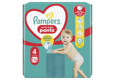Autiņbiksītes PAMPERS S4 9-15kg 25gab.