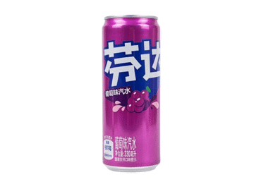 Gāzēts dzēriens FANTA Grape 0,33L D
