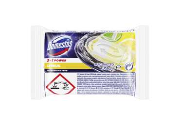 Tualetes bloks DOMESTOS 3in1 Citrus rezerve 35g