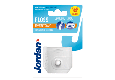 Zobu diegs JORDAN Everyday Floss 50m+10m