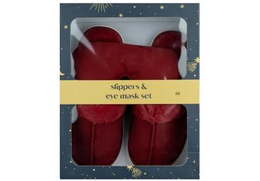 Komplekts sieviešu čības+gulēšanas maska SEVEN LEMON - 2