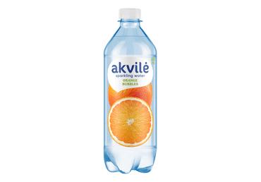 Dzeramais ūdens AKVILE apelsīnu gazēts 0,6L D