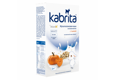 Putra KABRITA kazas piena-daudzgraudu-ķirbju 6+ 180g