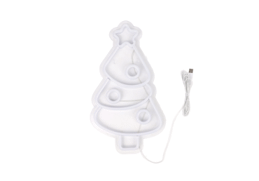 LED neona zīme HENSKE Ziemassvētku egle - 3