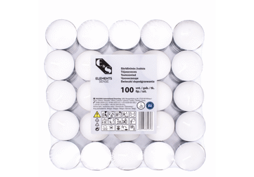 Tējas sveces 100gab.