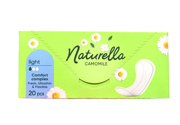 Ikdienas ieliktnīši NATURELLA Light Camomile 20gab. - 1