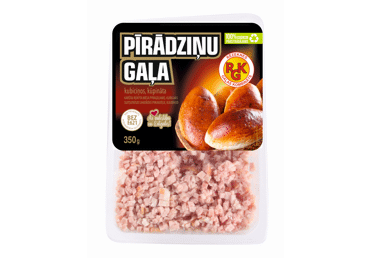 Karsti kūpināta Pīrādziņu cūkgaļa kubiciņos RGK 350g