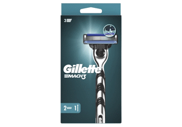 Skūšanās aparāts GILLETTE MACH3 +2kasetes - 1