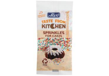 Rotājumi tortēm ALVO krāsainie 50g