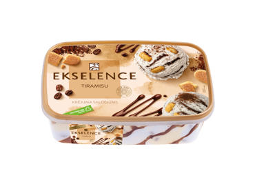 Saldējums krējuma-tiramisu-kafijas-biskvīta EKSELENCE 500g