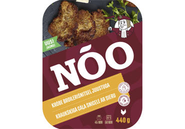 Cāļa kraukšķīgā šnicele ar sieru NOO 440g