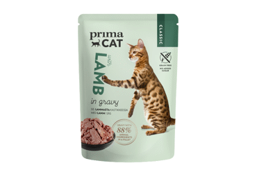 Kons.kaķu bar. PRIMACAT Classic jērs 85g