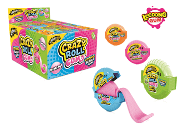 Košļ. gumija Johny Bee-Crazy Roll 15g - 1