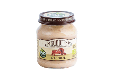 Biezenis RŪDOLFS BIO jaunlopu gaļas 6+ 120g