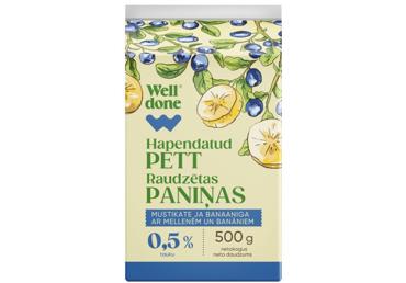 Paniņas WELL DONE melleņu un banānu 0,5% 500g