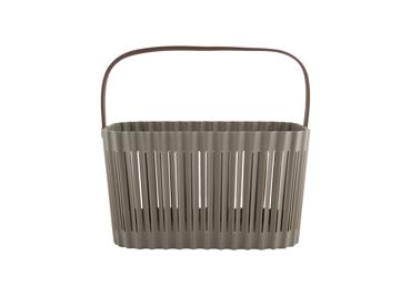 Plastmasas grozs ar rokturi