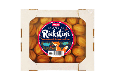 Cepumi Riekstiņi ar karameļu pildījumu MARIO 500g