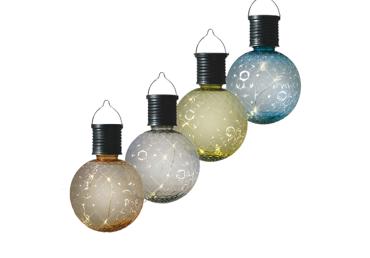 Saules enerģijas piekaramā lampa SOLID