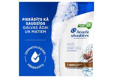 Šampūns Head&Shoulders  Anti-Hair Fall 400ml - 2
