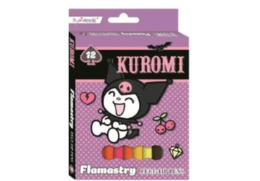 Flomasteri KUROMI 12 krāsas
