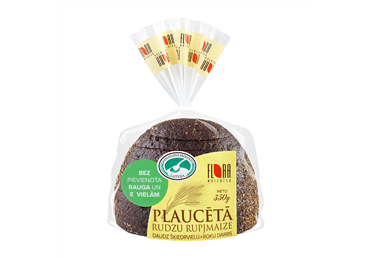 Rudzu maize FLORA plaucētā puse, sagriezta 350g