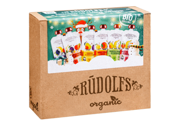 BIO biezenis RŪDOLFS augļu Mix 4+, 6+ 6x110g