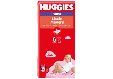 Autiņ.biks.HUGGIES Girl S6 15-25kg 44gb.