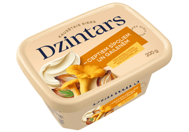 Kausētais siers DZINTARS ceptu sīpolu-gaileņu 200g