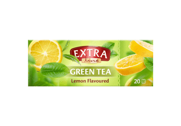 Zaļā tēja EXTRA LINE ar citronu garšu 20x1,5g