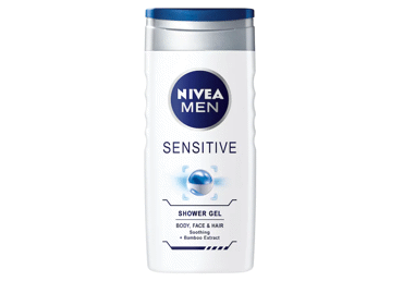 Dušas želeja NIVEA SENSITIVE vīr.250ml